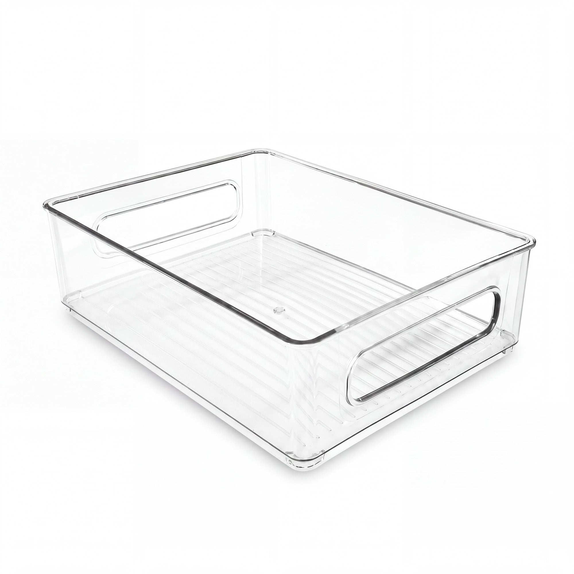 Clear Fridge and Pantry Storage Bins