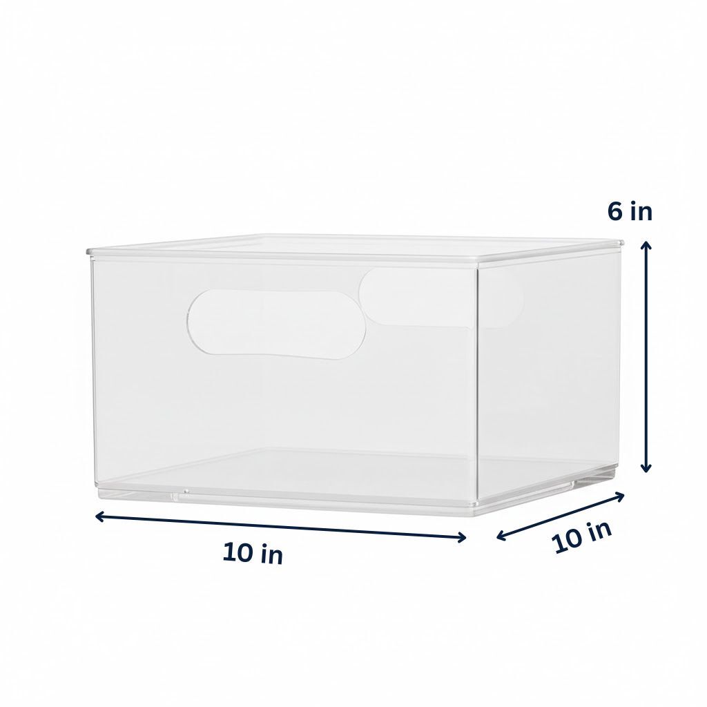 Clear Multi Use Bins