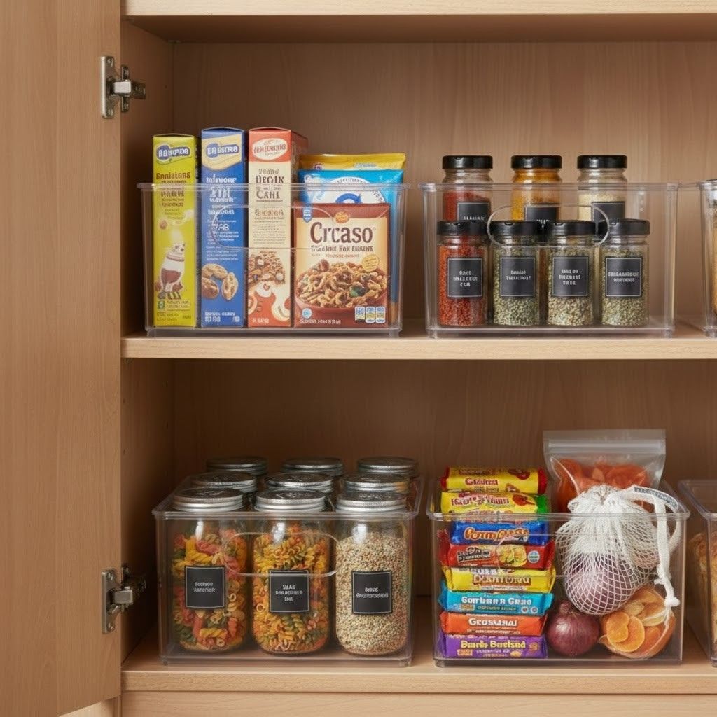 Clear Multi Use Bins