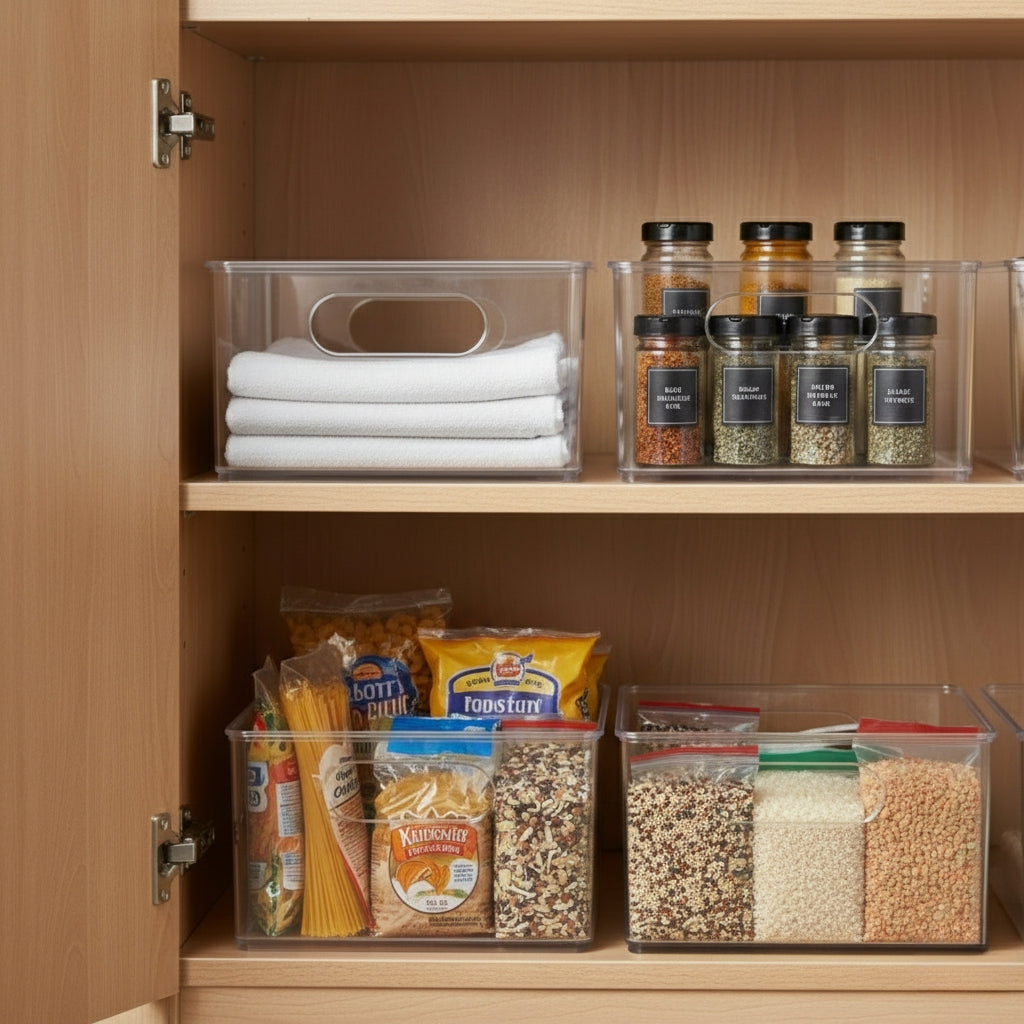 Clear Multi Use Bins