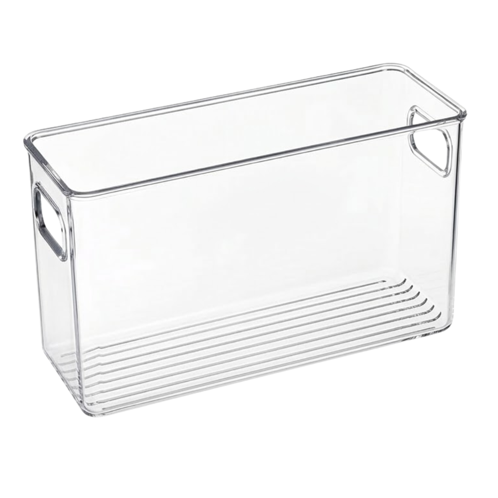 Clear Fridge and Pantry Storage Bins