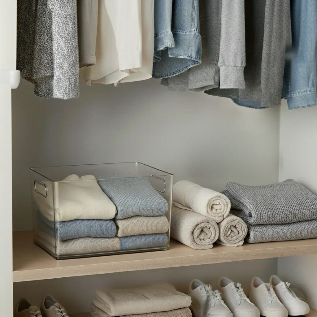 Clear Multi Use Bins