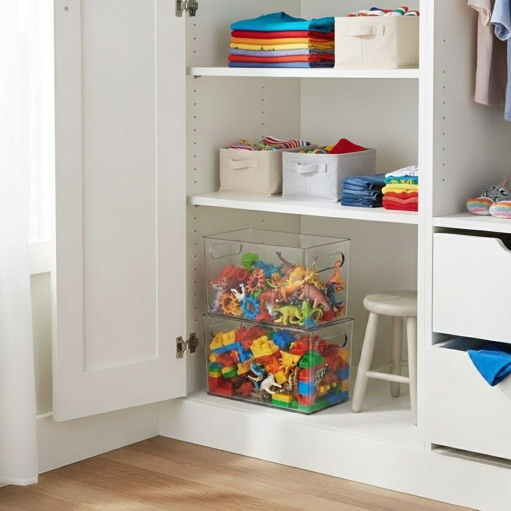 Clear Multi Use Bins