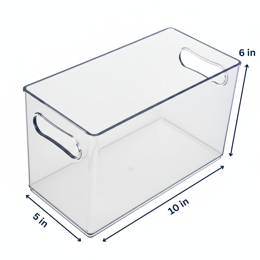 Clear Multi Use Bins