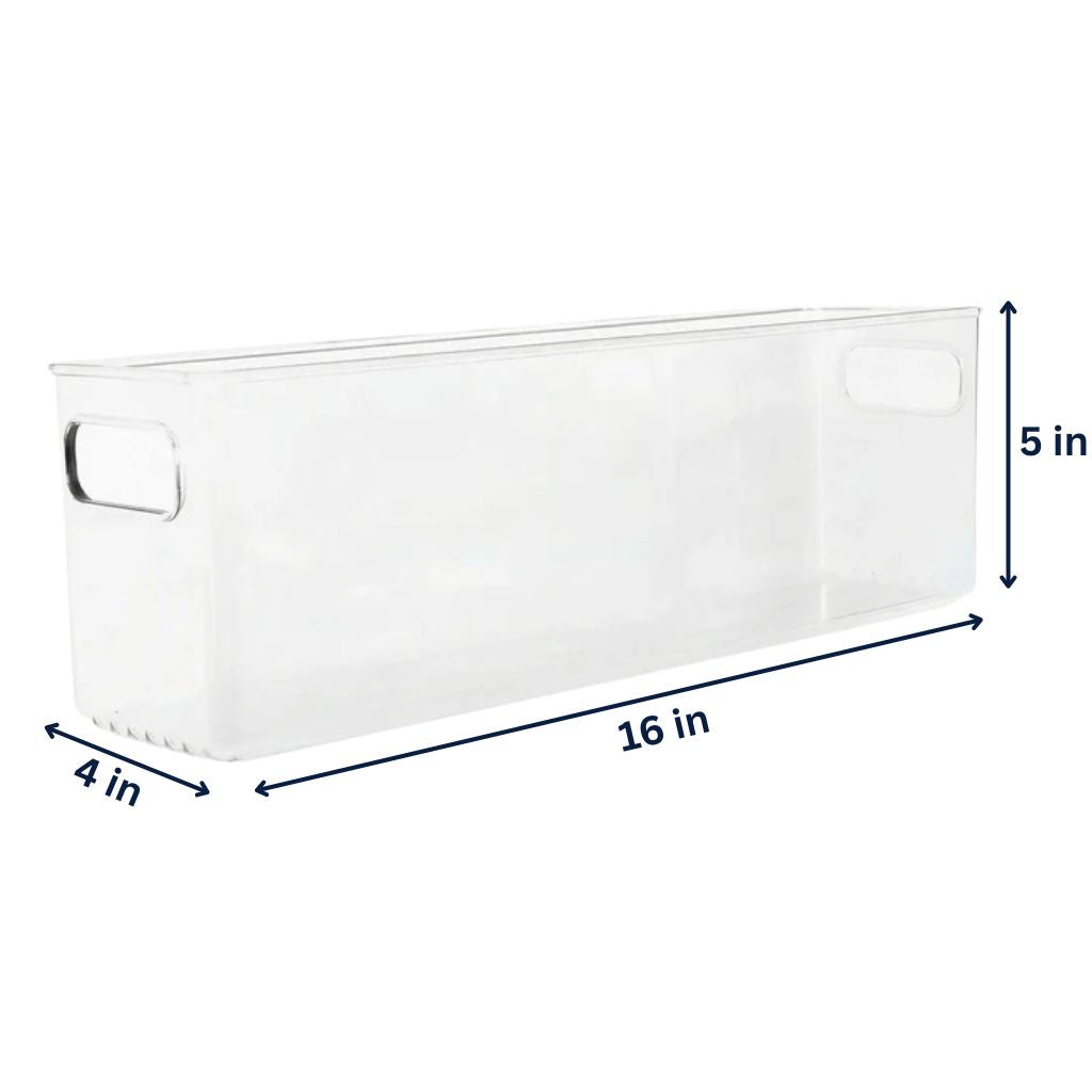 Clear Fridge and Pantry Storage Bins