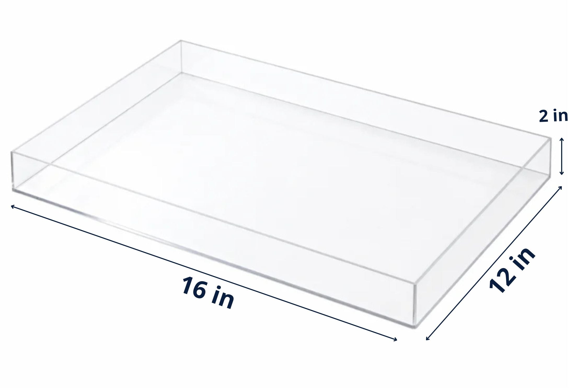 Clear Acrylic Tray/ Platter/ Board