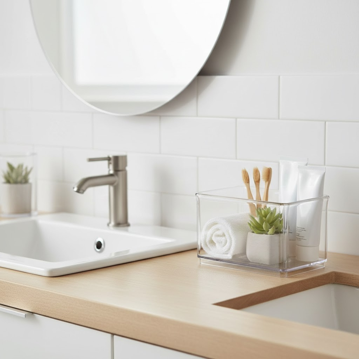 Clear Multi Use Bins