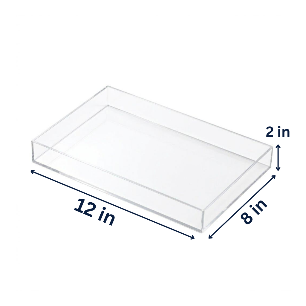 Clear Acrylic Tray/ Platter/ Board