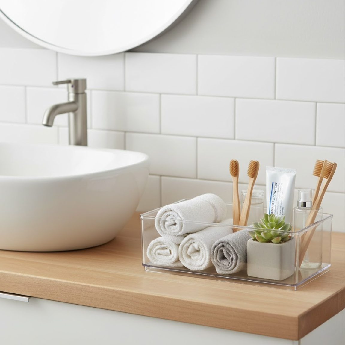 Clear Multi Use Bins