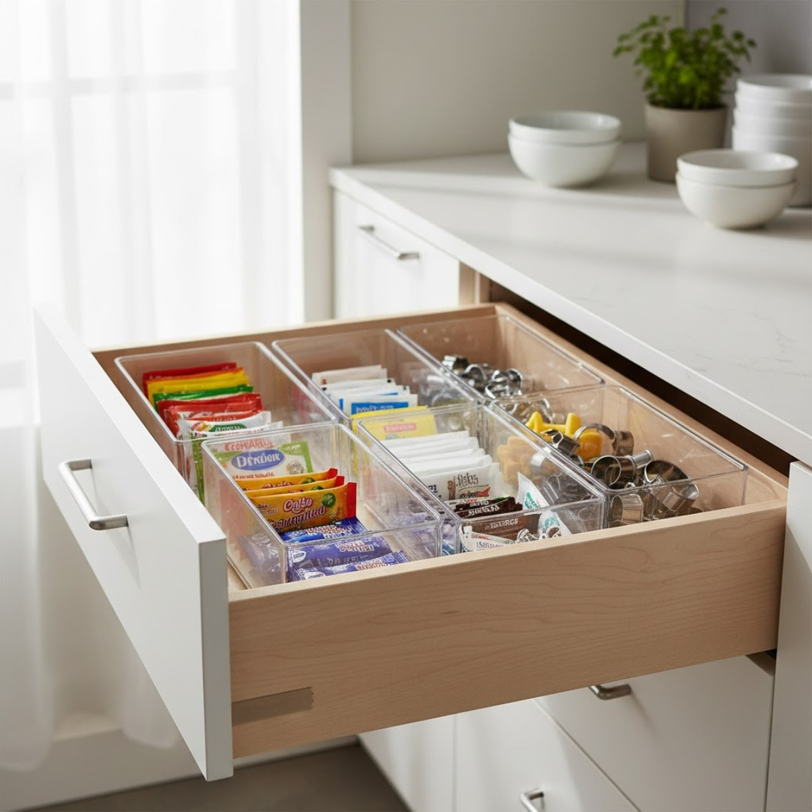 Clear Multi Use Bins