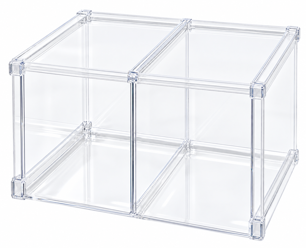 Clear Shoe Storage Stackable & Foldable