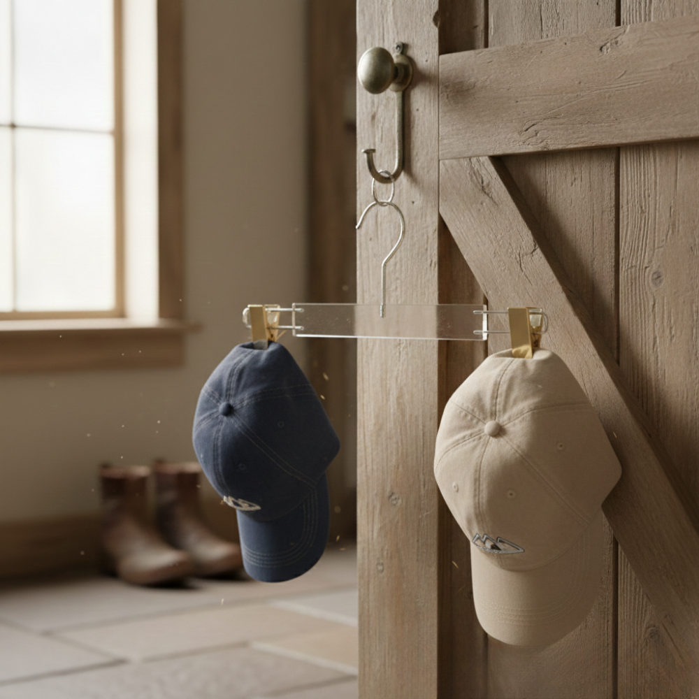 Acrylic Hanger with Clips