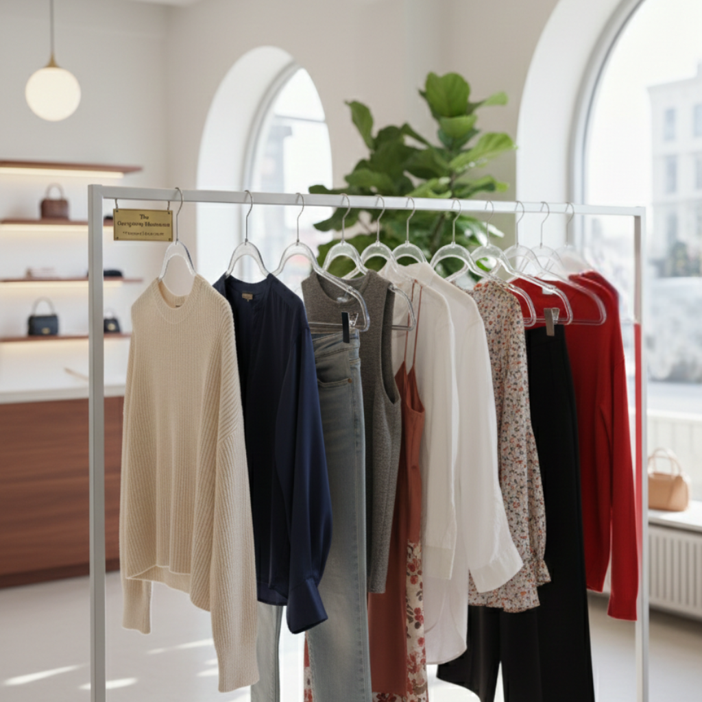 Clear Adult size hangers