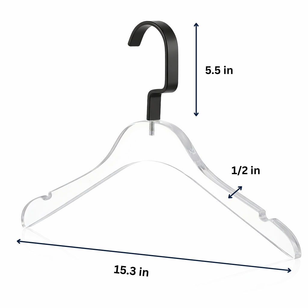 Acrylic Clear 5.5-Inch Hanger