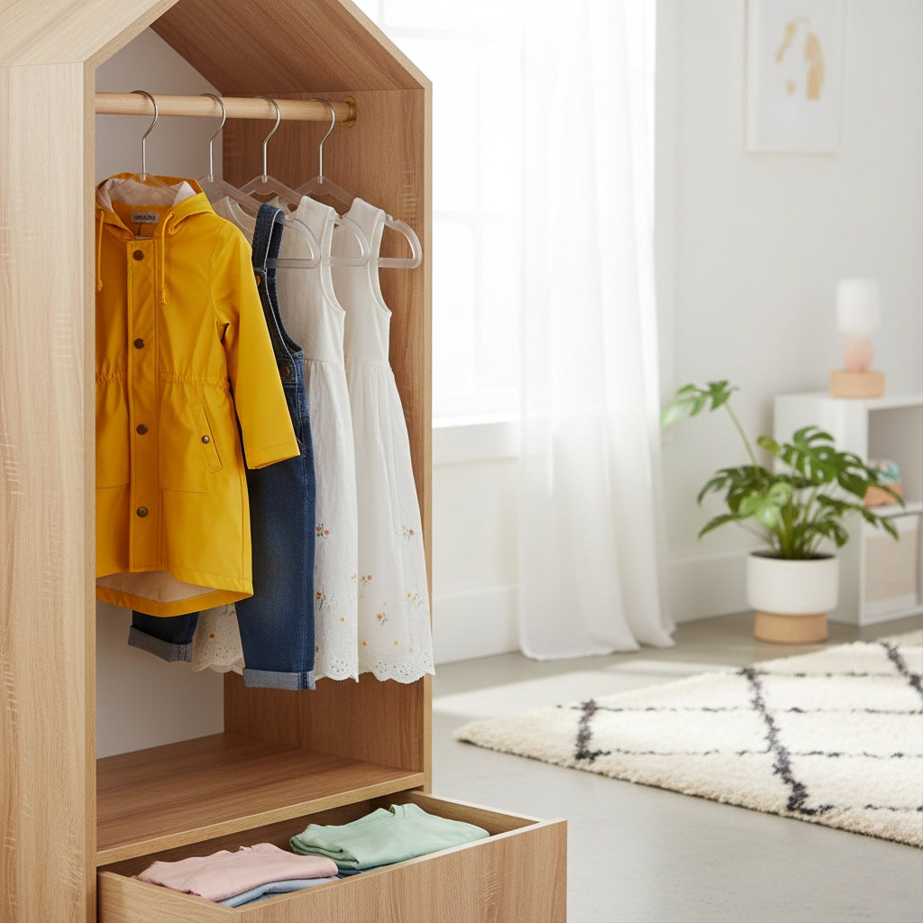 Clear Kids Hangers- 10-Pack