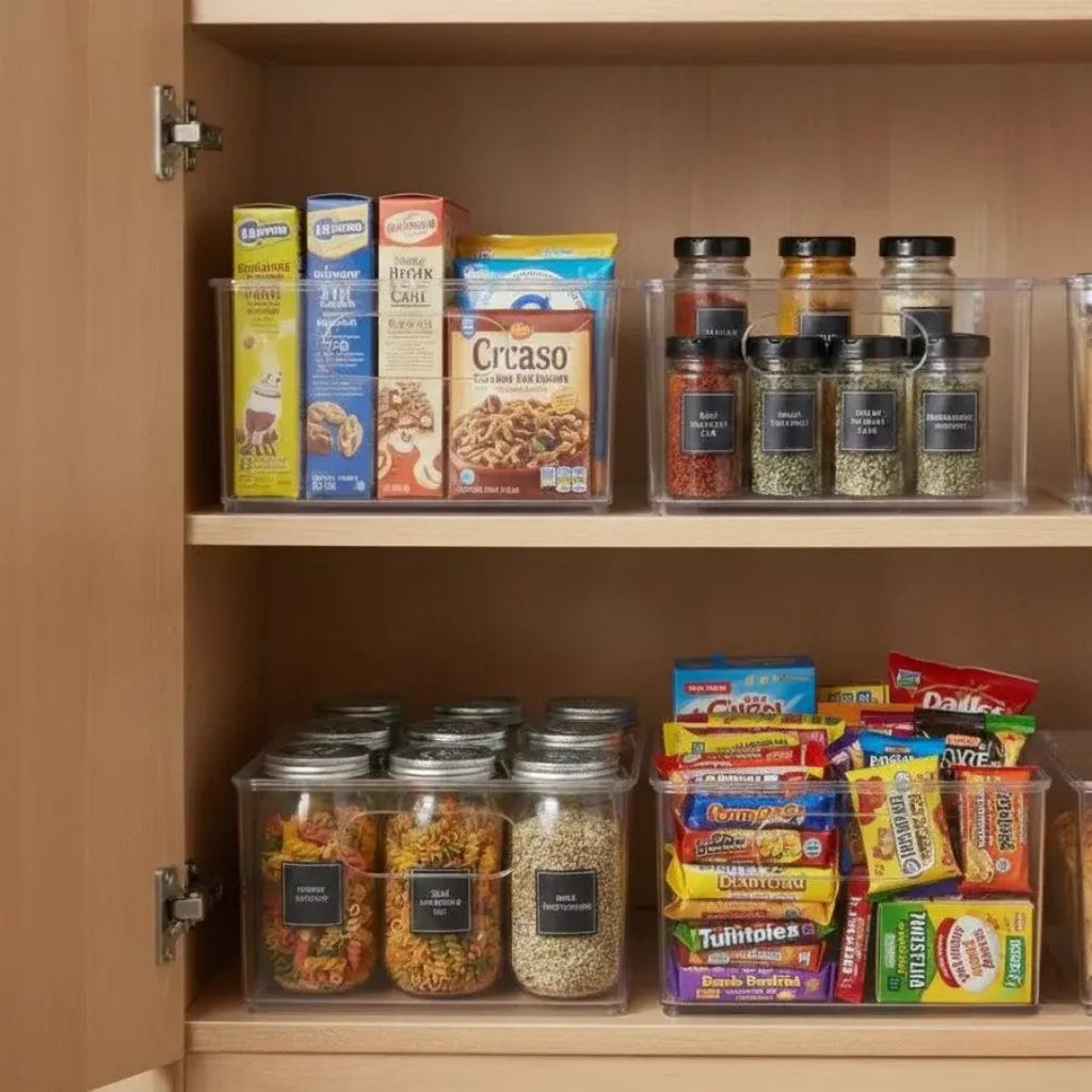 Clear Multi Use Bins