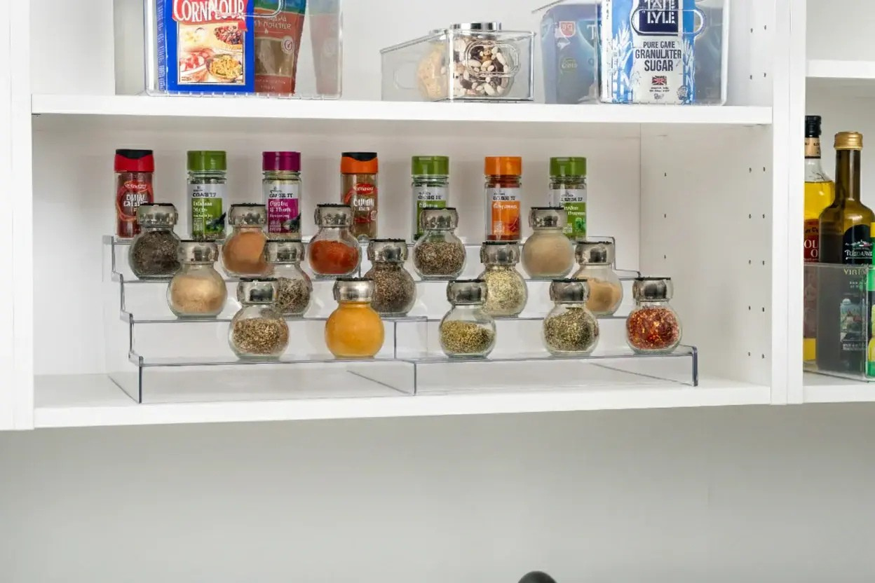 Clear Spice Rack Organizer