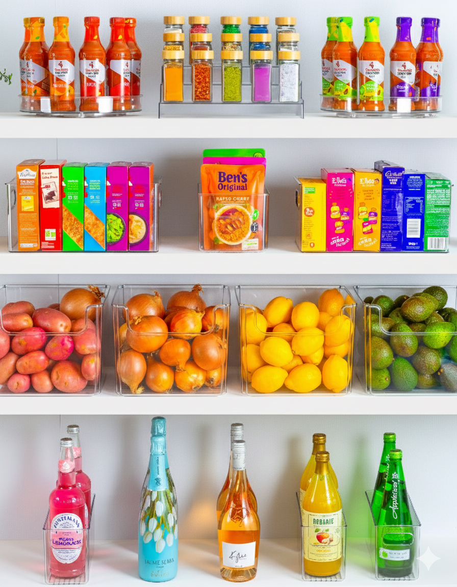 Open Front Storage Bin