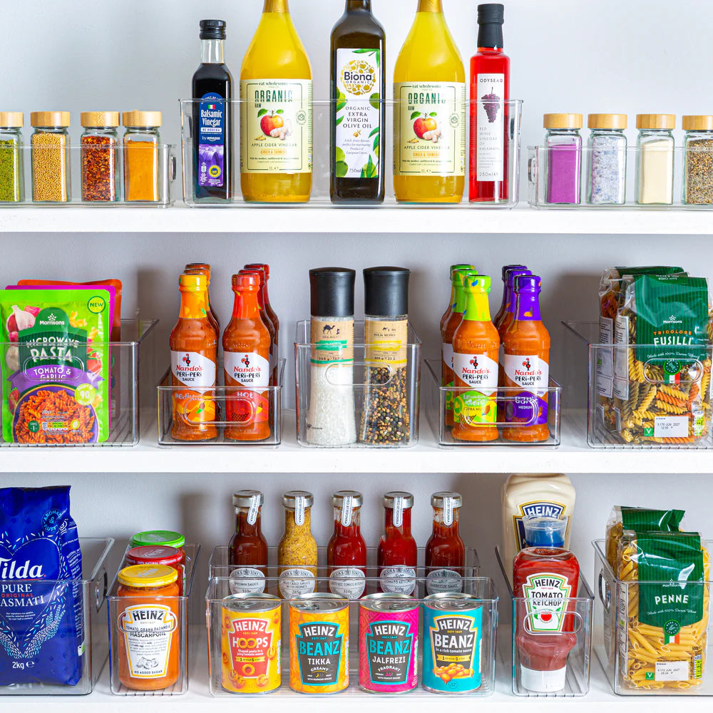Clear Fridge & Pantry Storage Bin