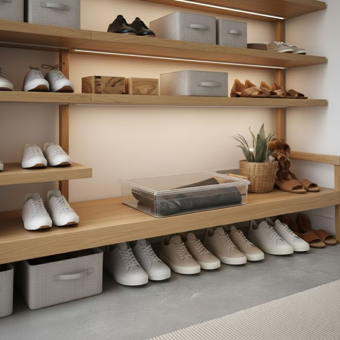 Your Bin- Clear Storage Bin with Cover