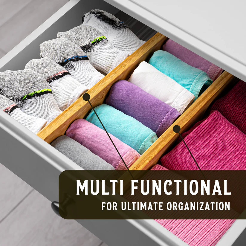 Expandable Drawer Dividers- Pack of 4