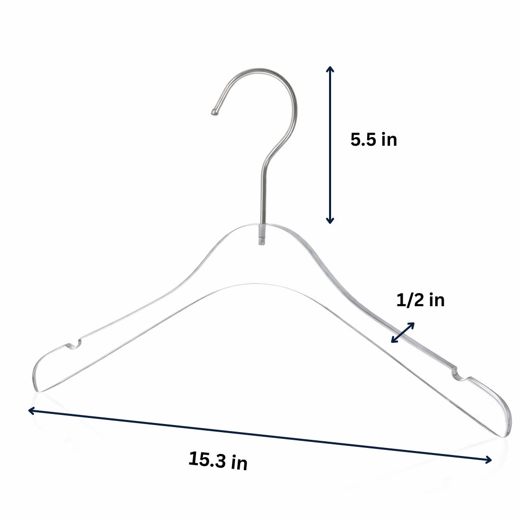 Acrylic Clear 5.5-Inch Hanger