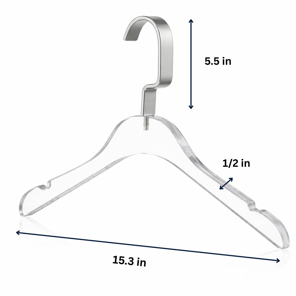 Acrylic Clear 5.5-Inch Hanger