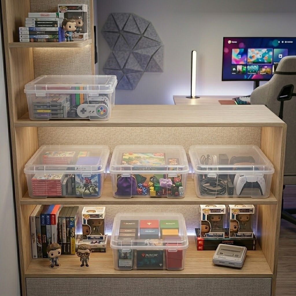 Photos, Games, and Crafts All-Purpose Storage Bins