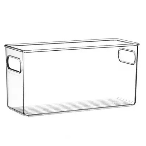 Clear Fridge and Pantry Storage Bins