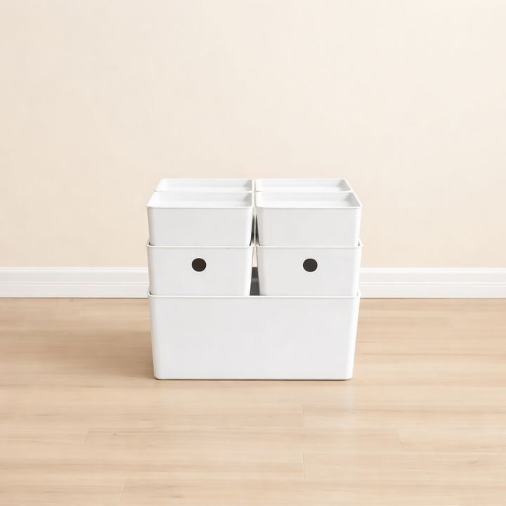 CLOUD. White Stackable Bins