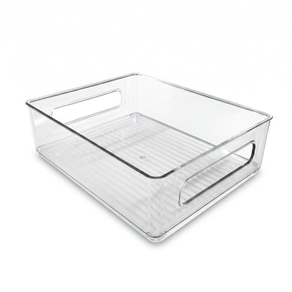 Clear Fridge and Pantry Storage Bins