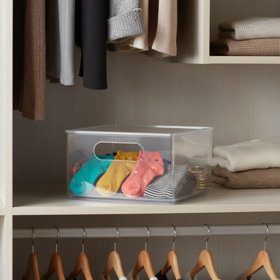 Clear Multi Use Bins