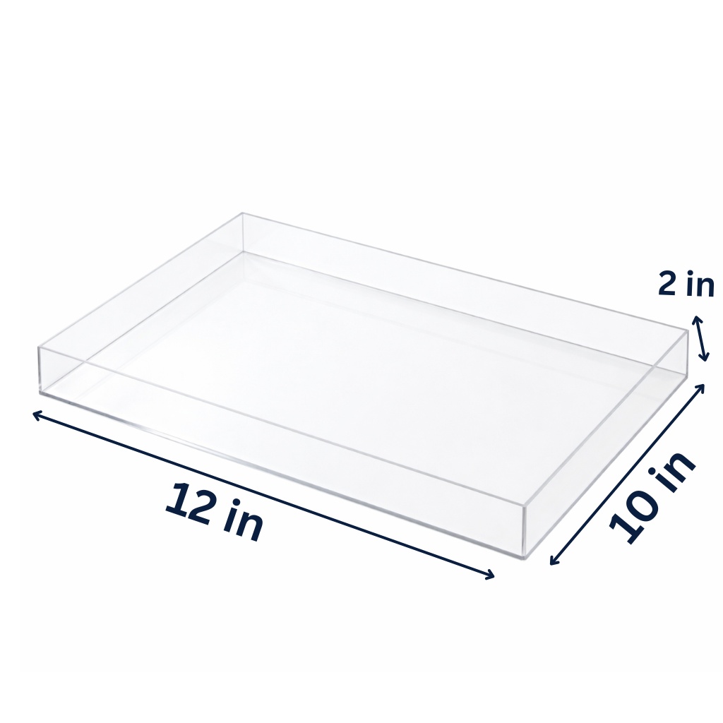 Clear Acrylic Tray/ Platter/ Board