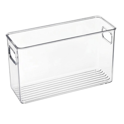 Clear Fridge and Pantry Storage Bins