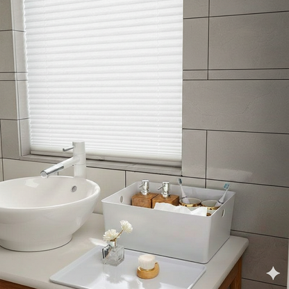 White Stackable Storage Bins