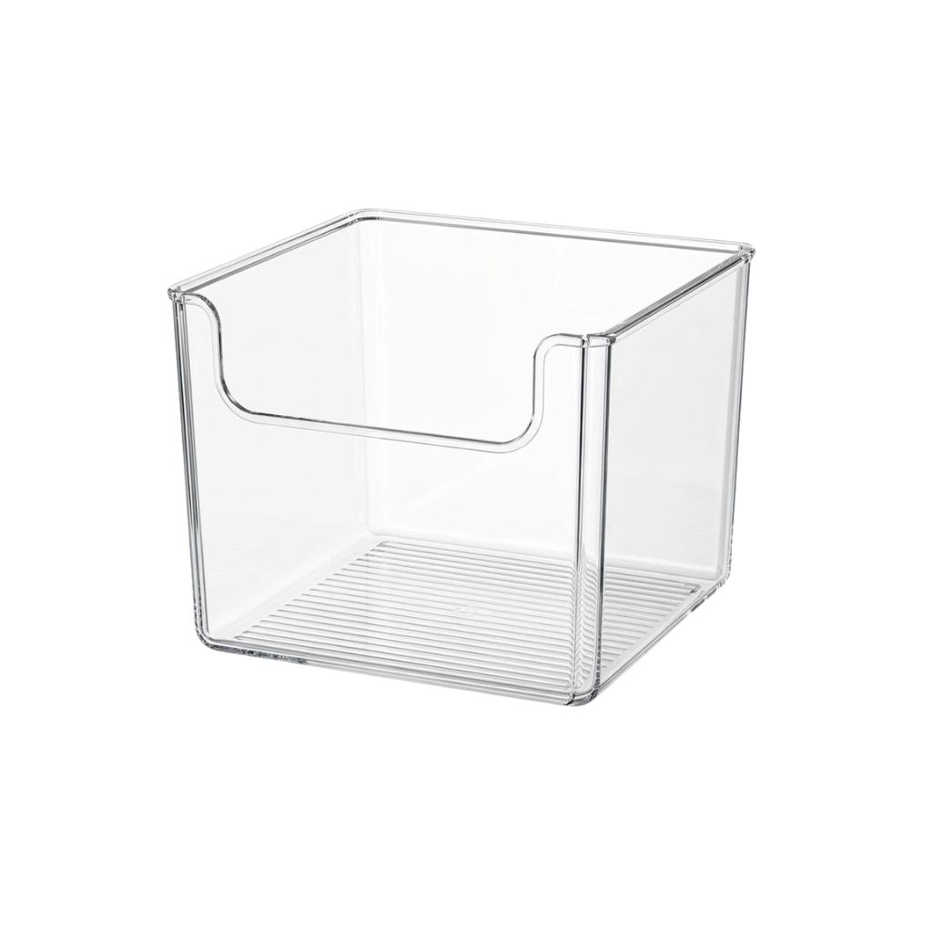 Clear Easy-Access Open Front Bins