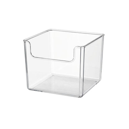 Clear Easy-Access Open Front Bins