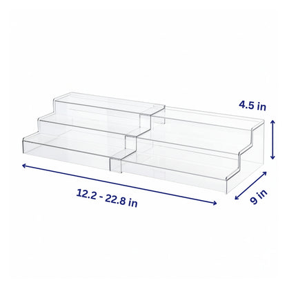 Clear Spice Rack Organizer