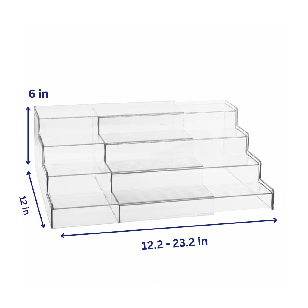 Clear Spice Rack Organizer