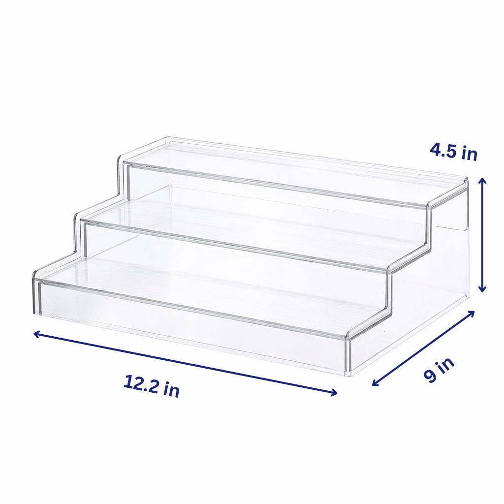 Clear Spice Rack Organizer
