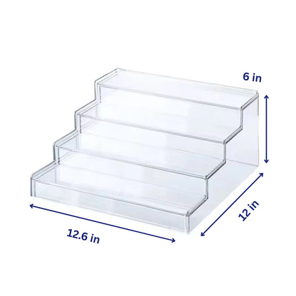 Clear Spice Rack Organizer
