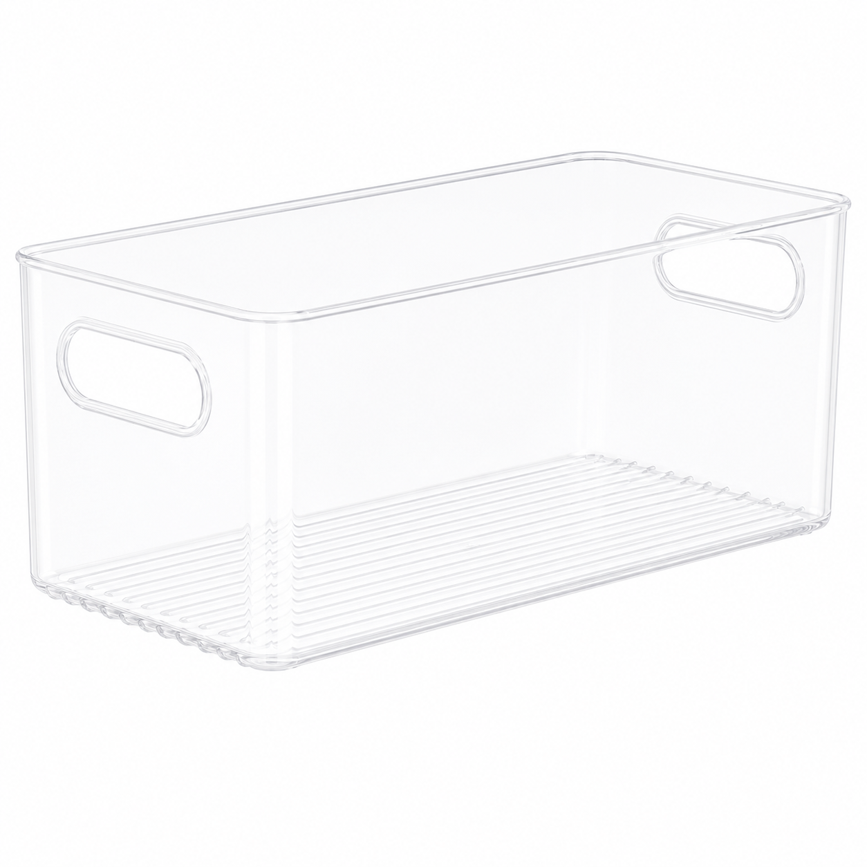 Clear Fridge and Pantry Storage Bins