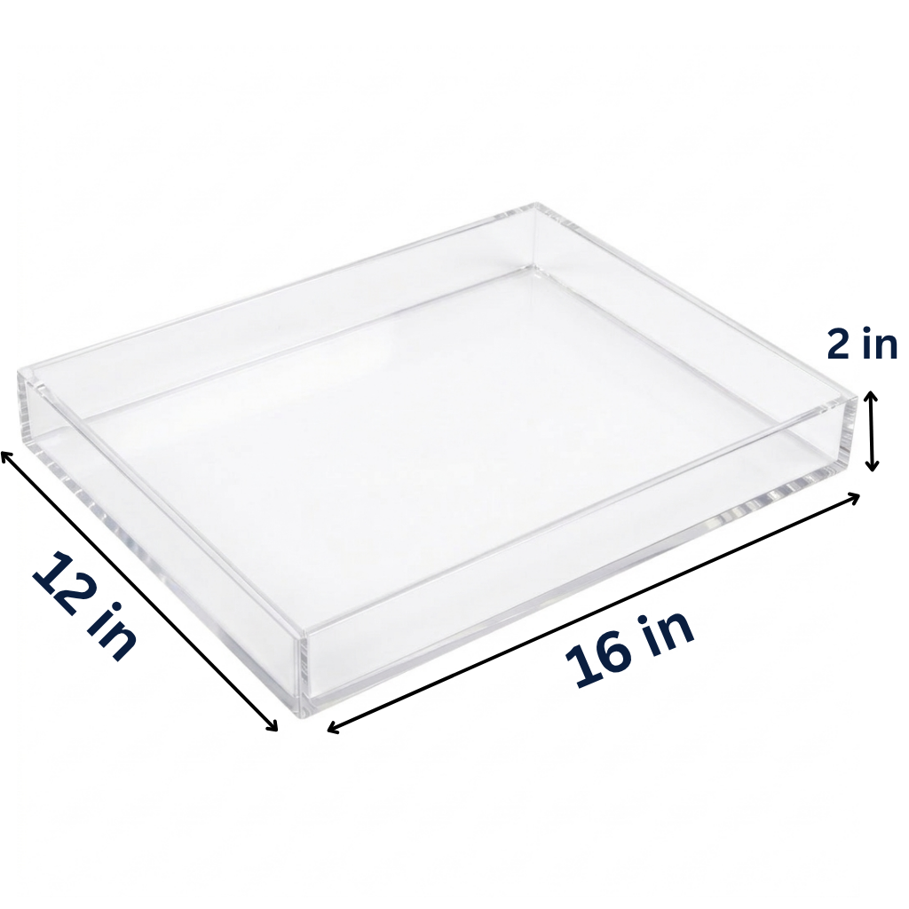 Clear Acrylic Tray/ Platter/ Board