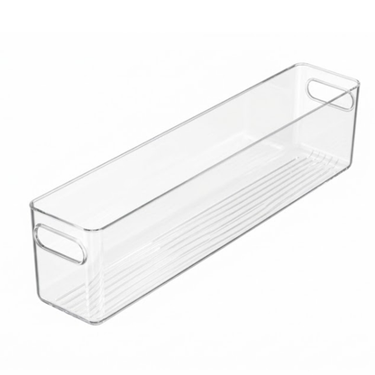 Clear Fridge and Pantry Storage Bins