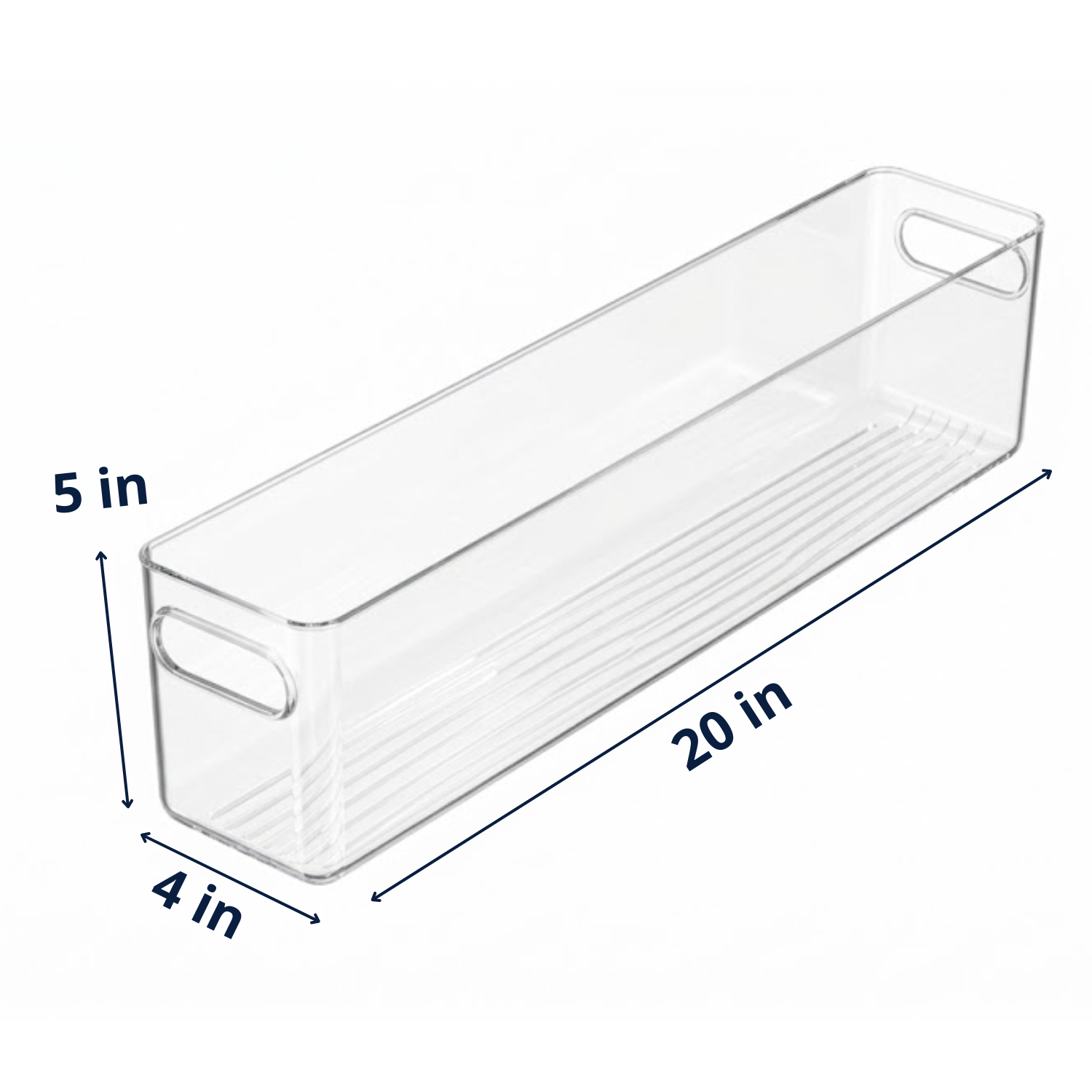 Clear Fridge and Pantry Storage Bins