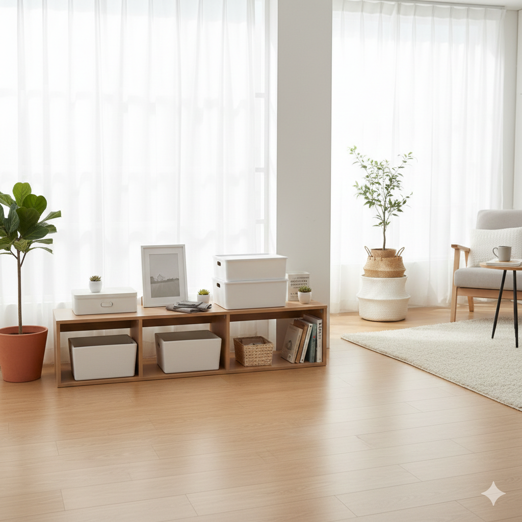 White Stackable Storage Bins