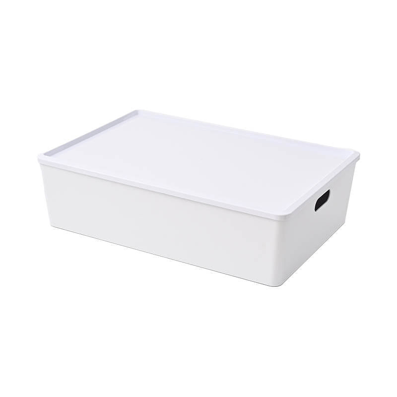 White Stackable Square Storage bins