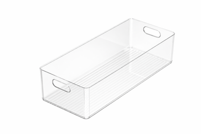 Clear Fridge and Pantry Storage Bins