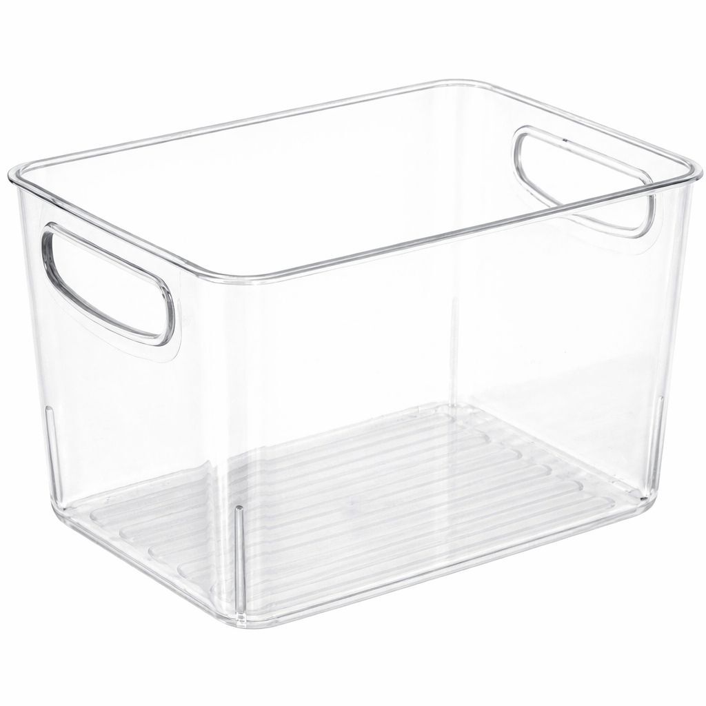 Clear Fridge and Pantry Storage Bins