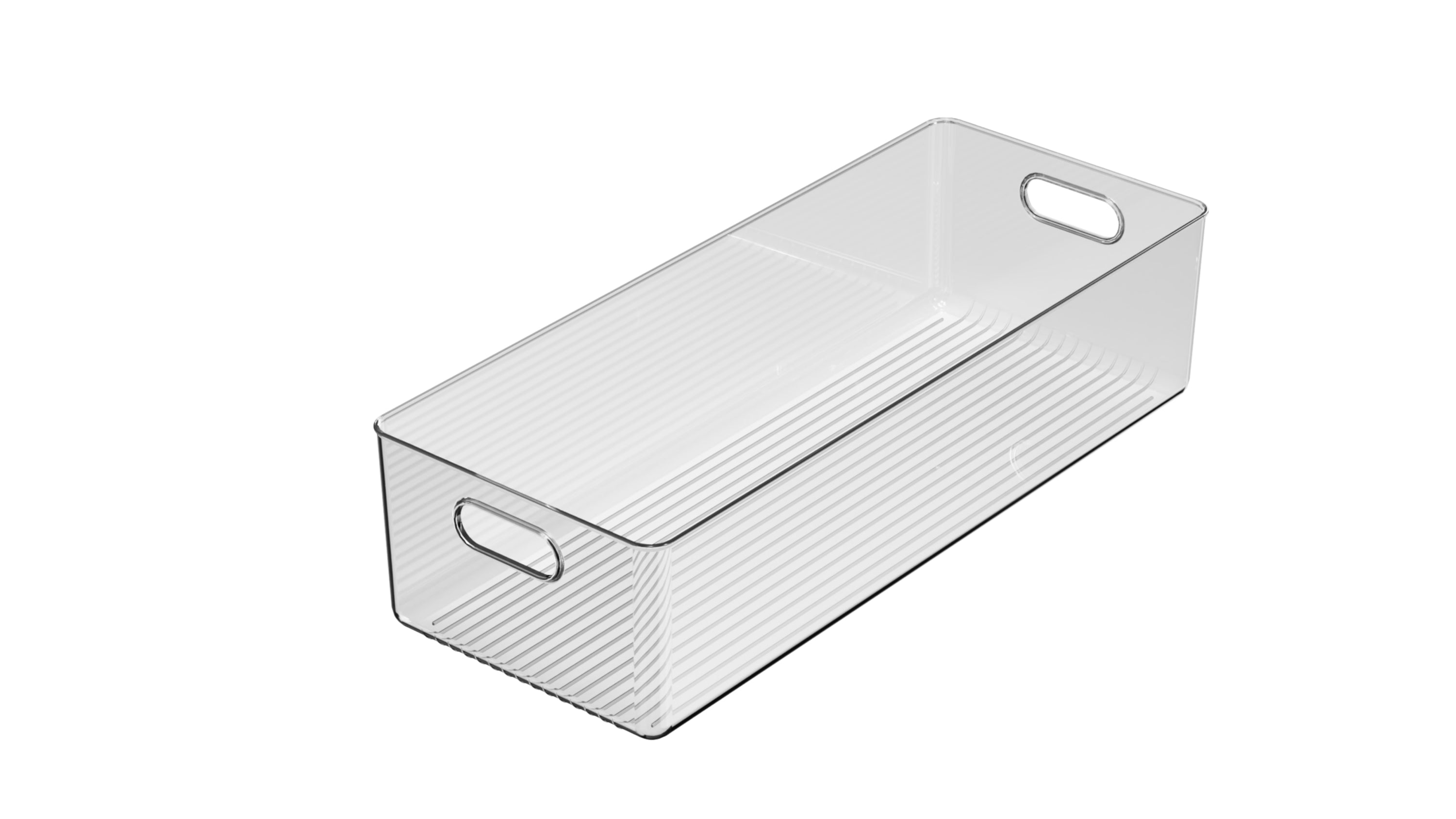 Clear Fridge and Pantry Storage Bins